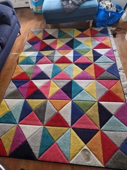 Photo of free Large colourful rug (Didsbury M20) #2