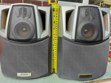 Photo of free Pair of large speakers. (Stubbington PO14) #1