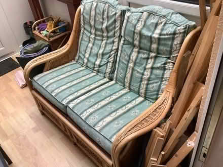 Photo of free 2 seater rattan sofa (TQ12) #1