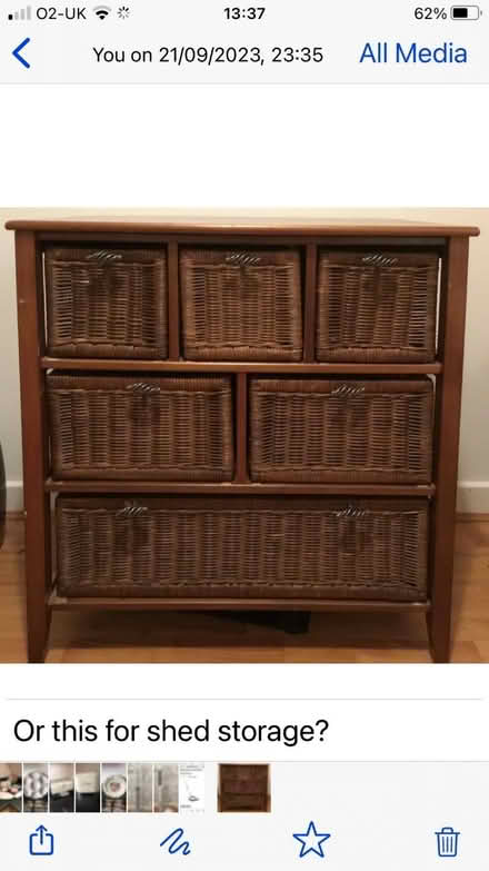 Photo of free Chest of drawers. (Catcliffe S60) #1