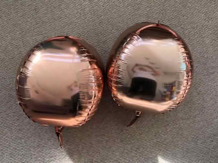 Photo of free 2 Metallic rose gold balloons (Hammerfield HP1) #1