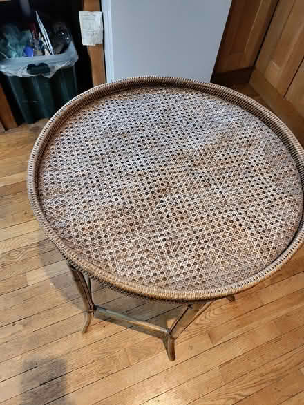 Photo of free Bamboo & rattan side table (Watlington) #1