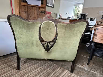 Photo of free Antique victorian parlour sofa (Hambridge TA10) #3