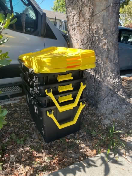 Photo of free 4 large plastic bins (Ventura Neigborhood) #1