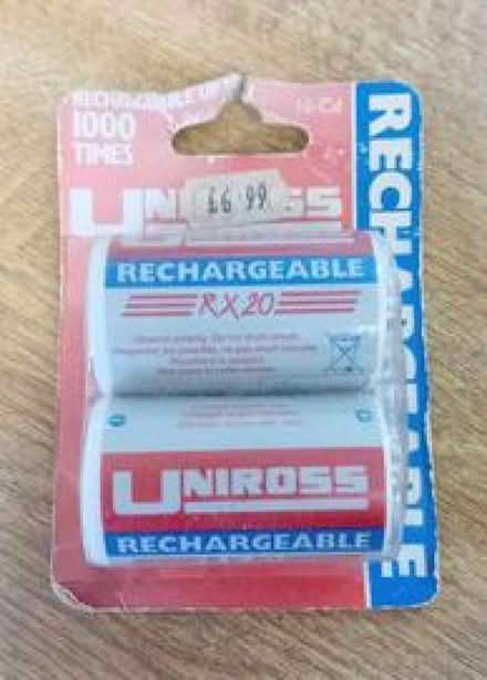 Photo of free Uniross RX20 rechargeable batteries (Shipley BD18) #1
