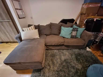 Photo of free 3 seat Ikea sofa with chaise lounge (Seven Sisters N15) #1