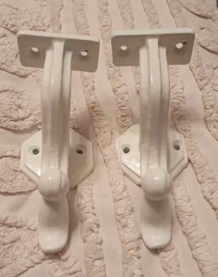 Photo of free 2 Iron stair rail brackets (Thornton Heath CR0) #1