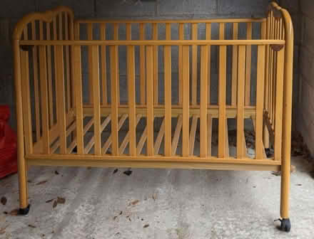 Photo of free Full size wooden baby cot (Craig-y-don LL30) #2
