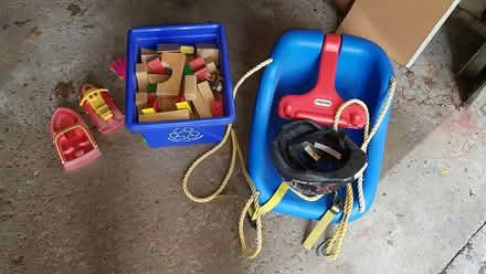 Photo of free wooden play blocks, swing seat etc (Bronte and Third Line area) #1