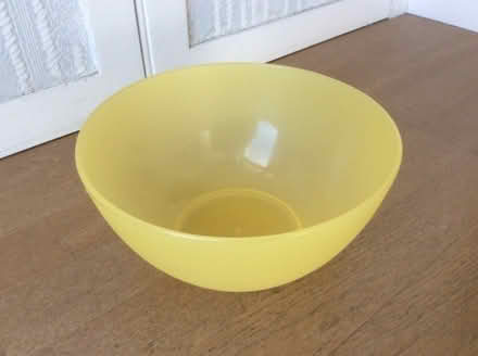 Photo of free Large Yellow Plastic Bowl (AB15) #1