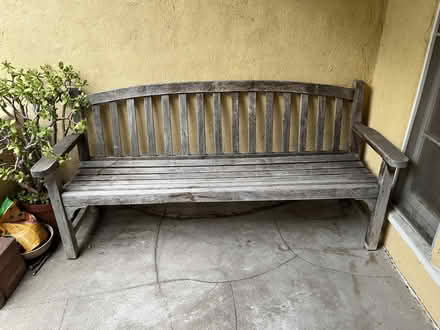 Photo of free Outdoor Bench (Burbank) #1
