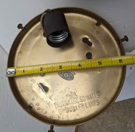 Photo of free Indoor Light: Brass Finish & Glass (Dixboro) #2