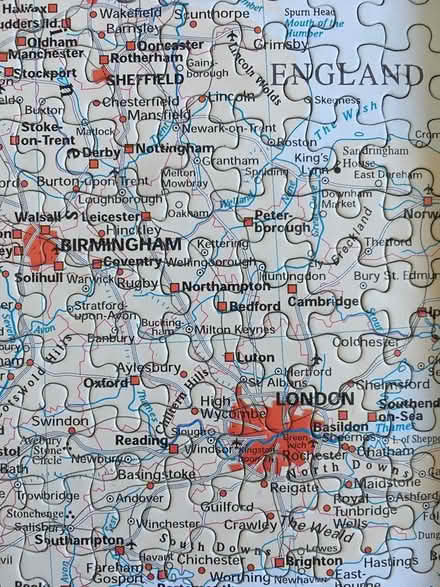 Photo of free 496 pieces UK map puzzle π§© (Hackney E9) #2