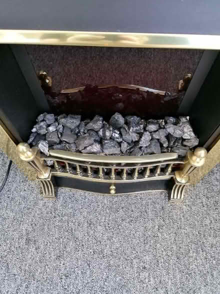 Photo of free Coal effect electric fan heater. (Langney BN23) #2