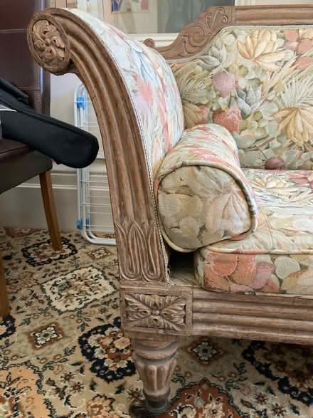 Photo of free Antique settee (Leckhampton) #3