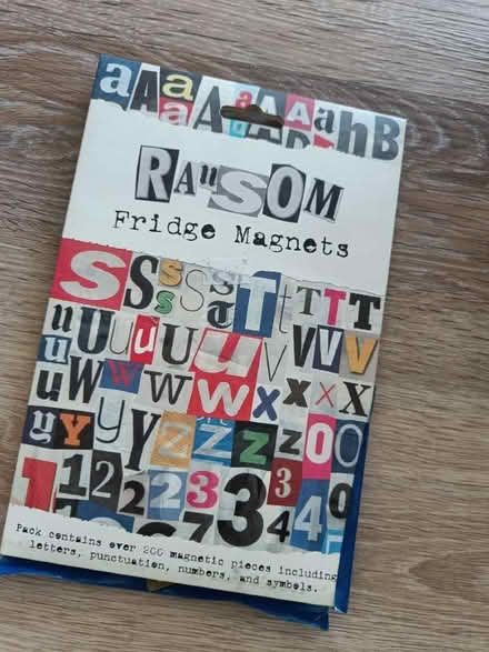 Photo of free Pack of fridge magnet letters (Hove BN3) #1