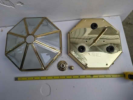 Photo of free Indoor Light - Brass Finish, Glass (Dixboro) #3