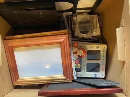 Photo of free Three boxes of picture frames, 50+ frames, 8x10, 5x7, etc #2