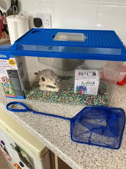 Photo of free Small fish tank & accessories LE67 (LE67) #1