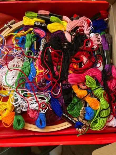 Photo of free Misc embroidery thread (Lanham) #2