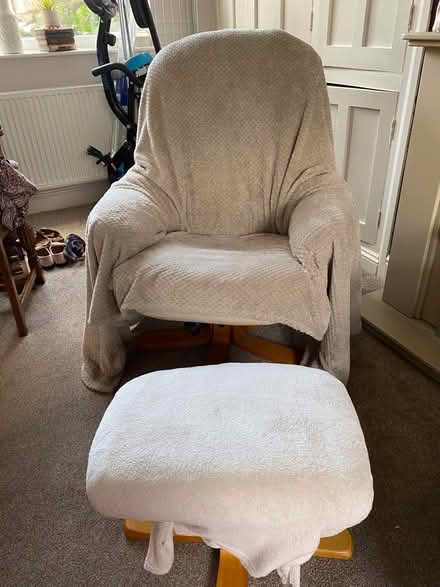 Photo of free Reclining chair & footstool (Ashton OL6) #2