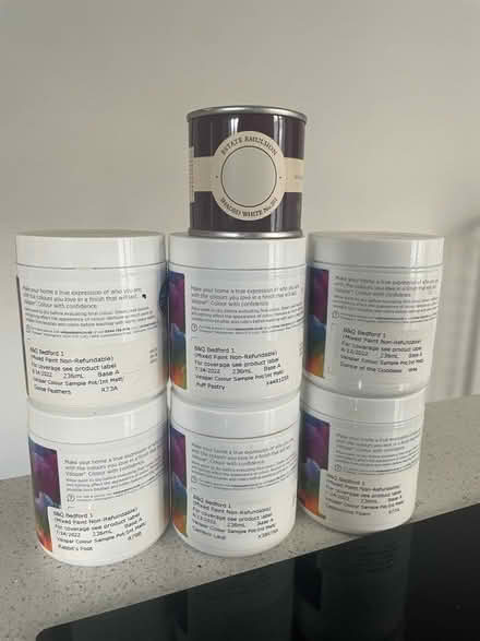 Photo of free Paint tester pots x 7 (Shefford SG17) #2