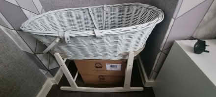 Photo of free Wicker moses basket (East Dene S65) #4