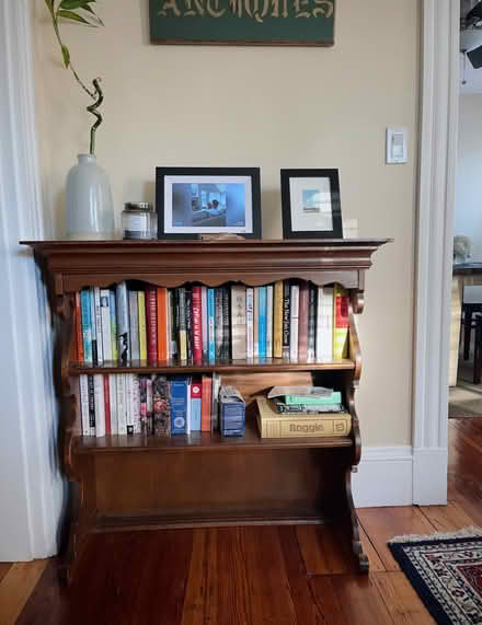 Photo of free Wooden Bookshelf (Medford, MA) #1