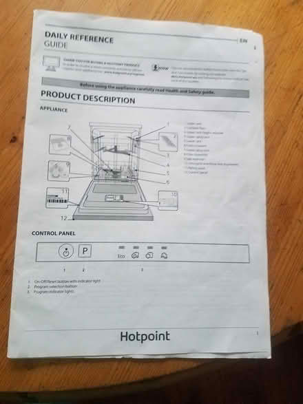 Photo of free Hotpoint Integrated dishwasher (HA8) #1