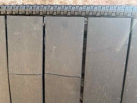Photo of free Outside Table Black (damaged panel) (Weymouth (DT3)) #3