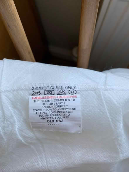 Photo of free Square cushion pad (polyester filling) (Mitcham's Corner CB4) #2