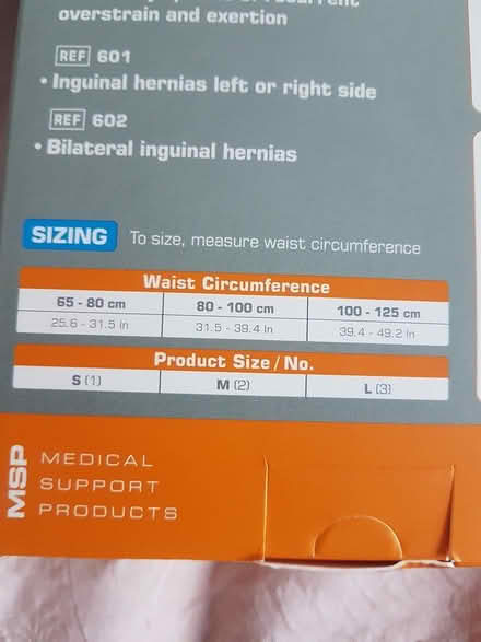 Photo of free Hernia Support Right L (New Ash Green, DA3) #2