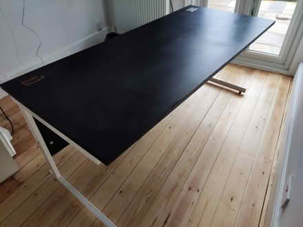 Photo of free Large black desk (Eltham SE9) #1