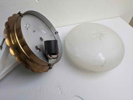 Photo of free Indoor Light - Brass Finish & Glass (Dixboro) #2