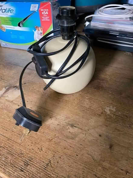 Photo of free Small ceramic bedside lamp (East Challow OX12) #1