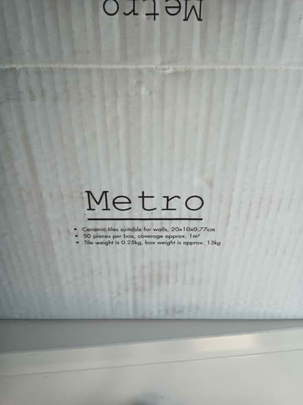 Photo of free White metro tiles - Topps Tiles (Eltham SE9) #1
