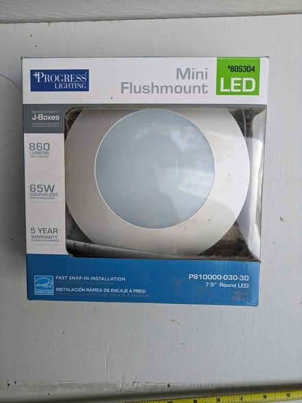 Photo of free Indoor Light - LED Flushmount (Dixboro) #2