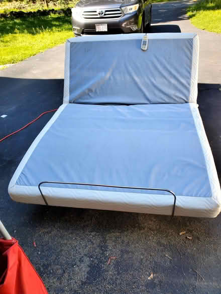 Photo of free older full size adjustable bed (Westford) #2