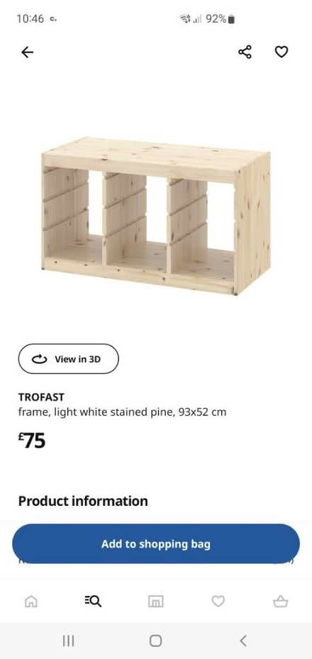 Photo of free Ikea Trofast unit (GU2 Guildford) #4