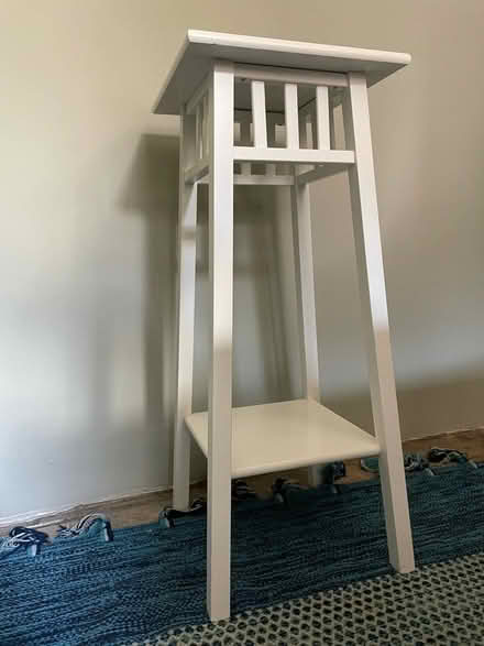 Photo of free White Ikea plant stand (E10) #2