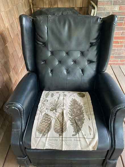 Photo of free Leather recliner (Walnut Street, Bridgewater, MA) #1