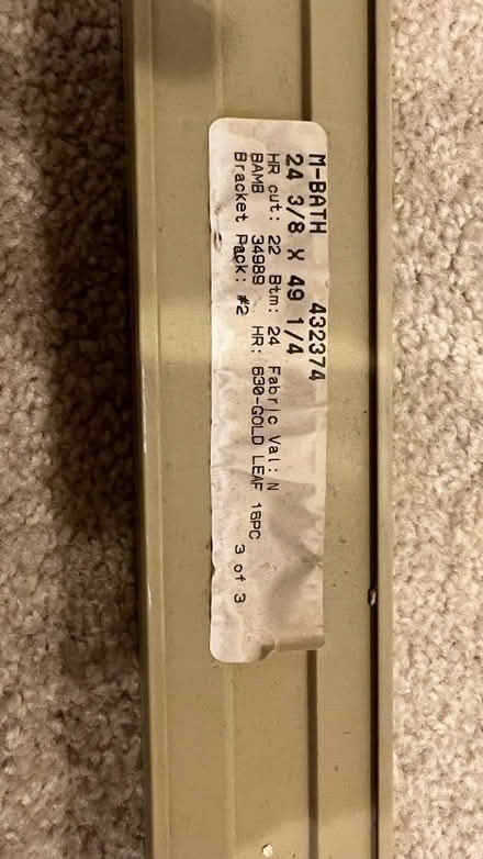 Photo of free Used blinds (Clarendon metro,Arlington, VA) #3