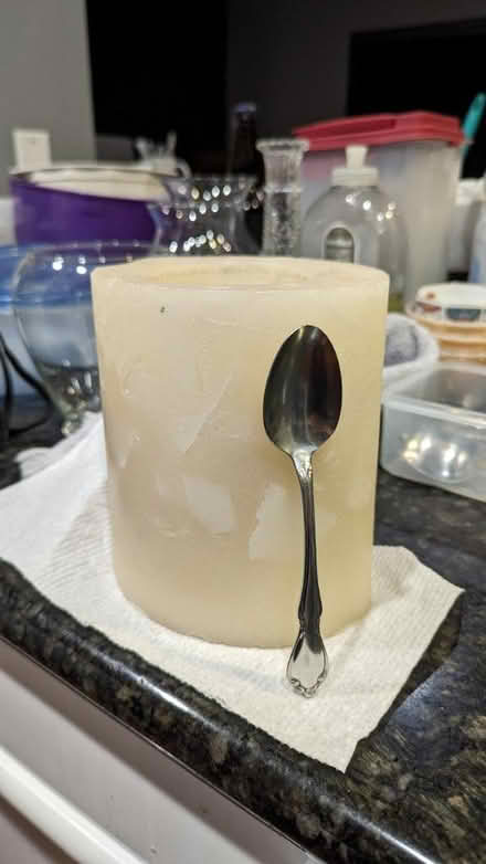 Photo of free Large candle (Greenbrae - South Eliseo Drive) #1