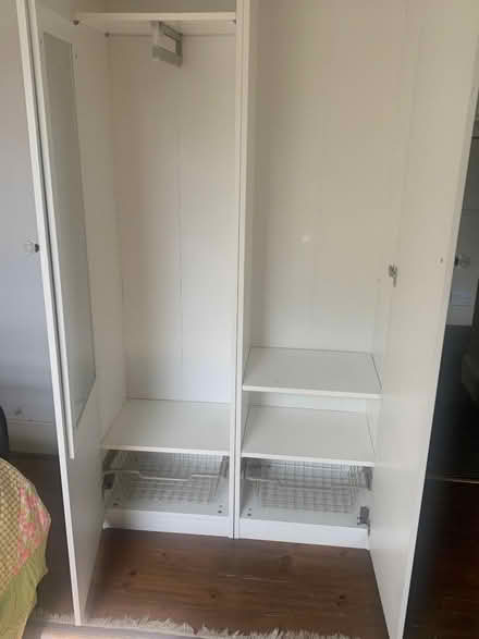 Photo of free An white IKEA wardrobe - as new (Spring Grove TW7) #1