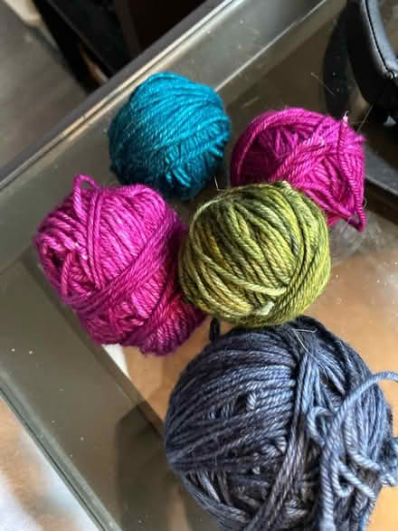 Photo of free Leftover merino wool yarn (Lanham) #1