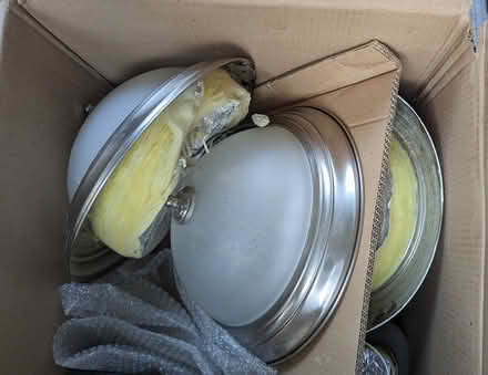 Photo of free Indoor Light, Nickel fin., Glass 3 (Dixboro) #3