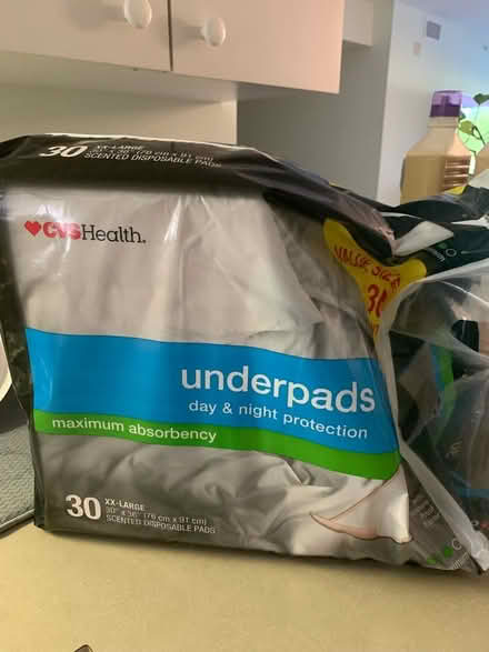 Photo of free 3 open bags adult diapers (Bonita springs) #2