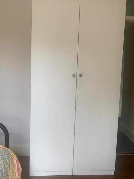 Photo of free An white IKEA wardrobe - as new (Spring Grove TW7) #2