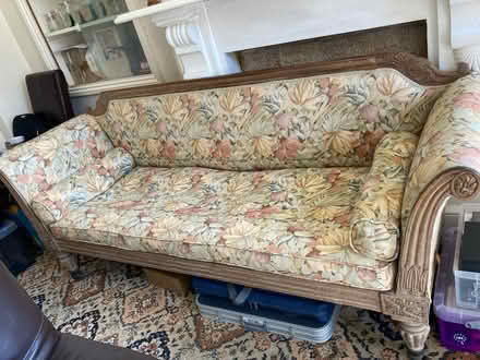 Photo of free Antique settee (Leckhampton) #1