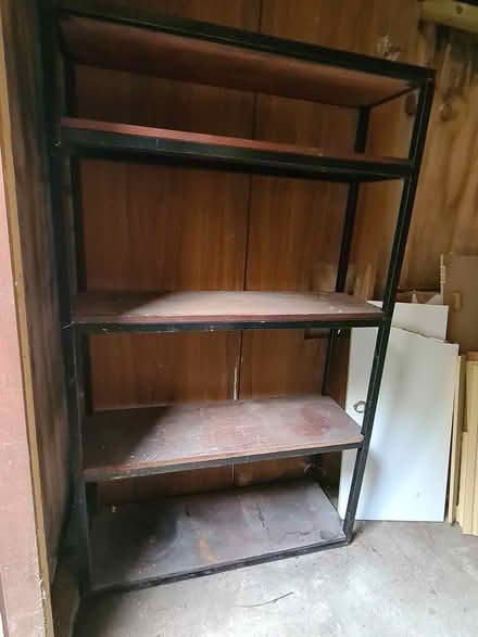 Photo of free Shed clear out: metal frame shelves (SE17 - Elephant & Castle) #1